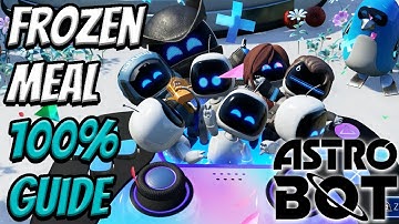 Frozen Meal 100% Guide - All Bots & Puzzle Pieces + Lost Galaxy Secret Exit | Astro Bot