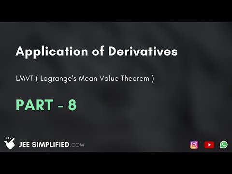 AOD | Part - 8 | LMVT #jee #math #jeemath - AOD | Part - 8 | LMVT #jee #math #jeemath