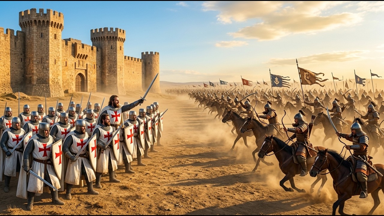 33 тамплиера против 26 000 монголов: битва, о которой забыли историки.