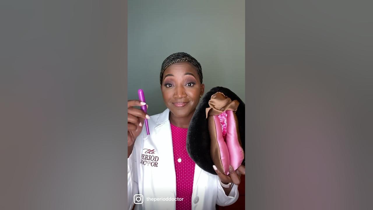 Tutorial: How to insert a tampon #menstruation #doctor #periodeducation