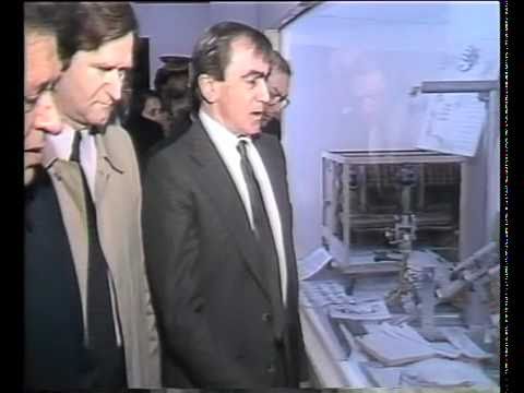Carlo Rambaldi inaugurazione mostra centro diamante a  Ferrara di Telestense