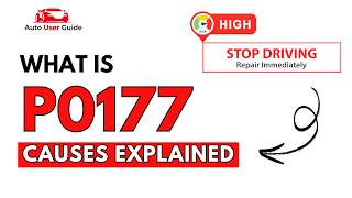 What is P0177: Engine Error Code Causes Explained