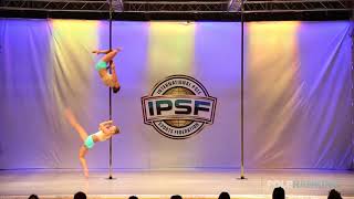 Doubles Ksenia I. & Ekaterina I. of Russia  IPSF World Pole Sports Championships 2018