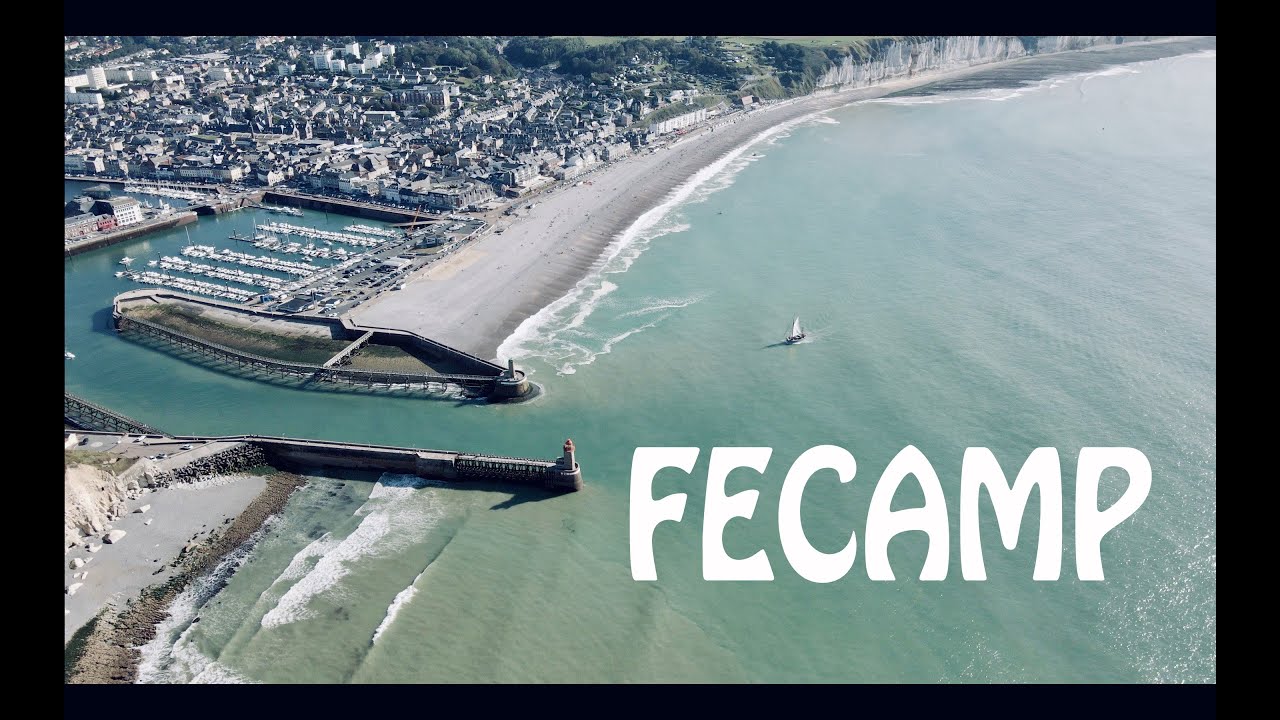 Fécamp et la Côte d'Albâtre en Drone