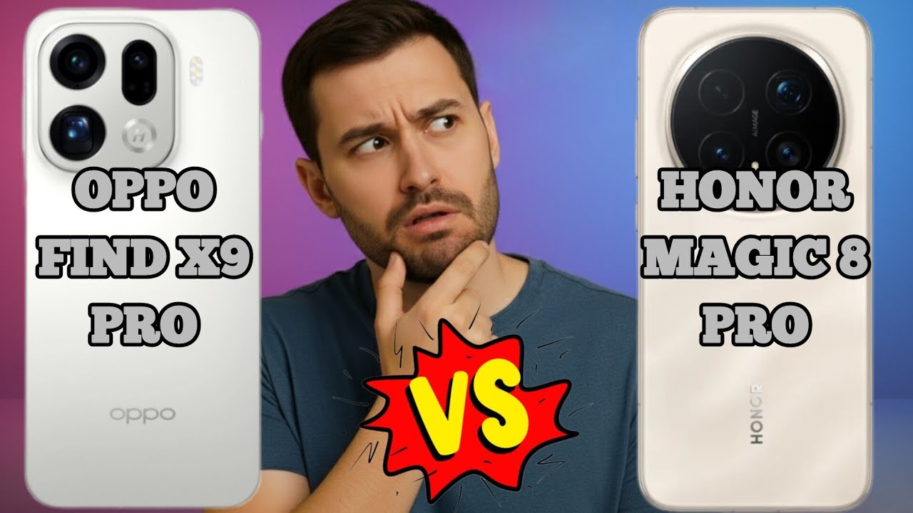 OPPO Find X9 Pro VS HONOR Magic 8 Pro 