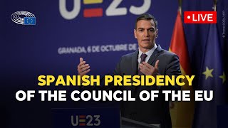 Discussing the outcome of Spain's EU presidency with the country's President