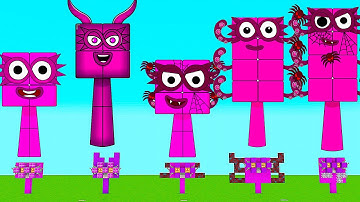 How I Spawned Sprunki OC Numberblocks Eight Phase 1 To Phase 8 In Minecraft