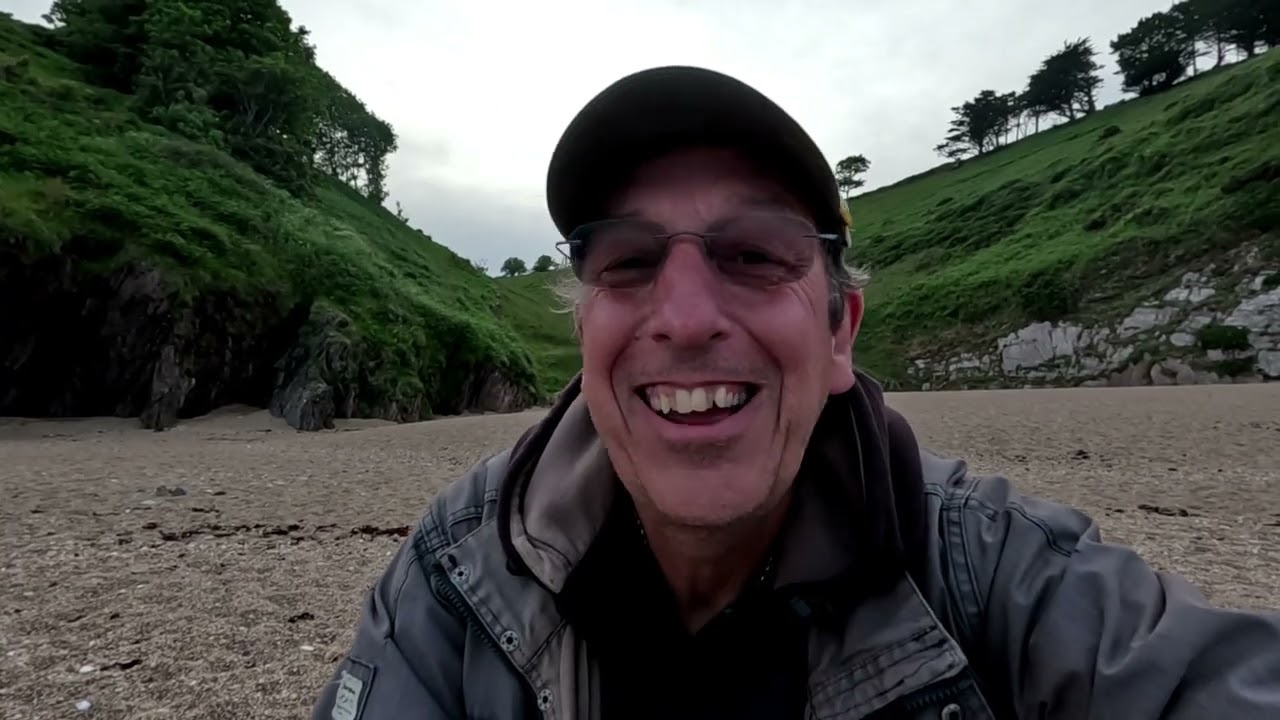 Lure Fishing a South Hams Beach with wet legs.