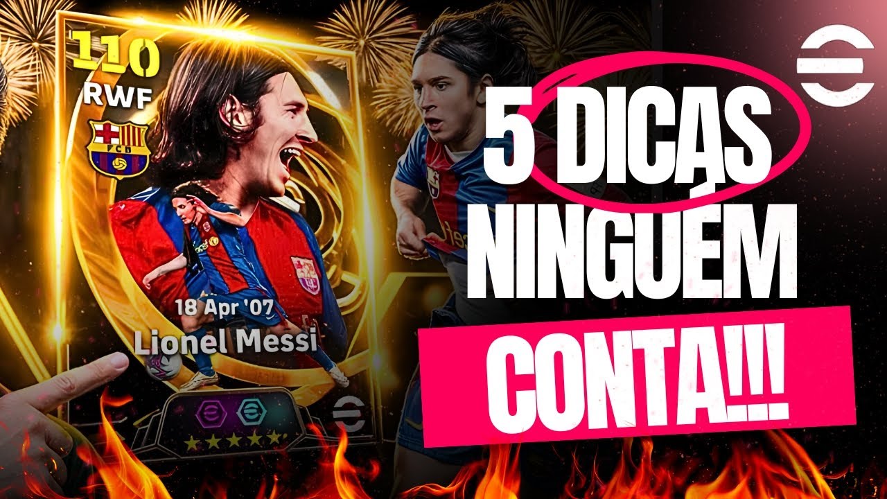 5 DICAS 🔥 que NINGUÉM CONTA para JOGAR MUITO MELHOR no eFootball 2026