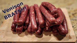 How to make Bratwurst...DIY...Venison brats at home!!!!