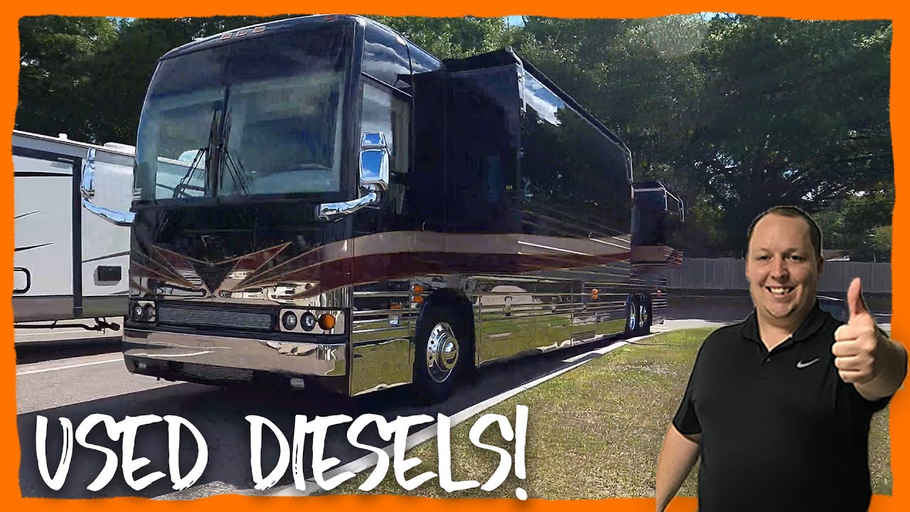 Used Amazing Class A Diesel Pushers INCLUDING A 2006 PREVOST! YouTube