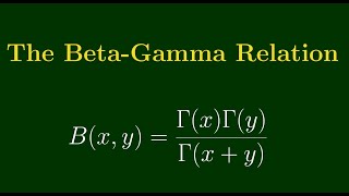 Deriving the Beta-Gamma relation