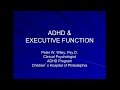 Executive Functioning and ADHD: Presention by Peter Wiley, Psy.D