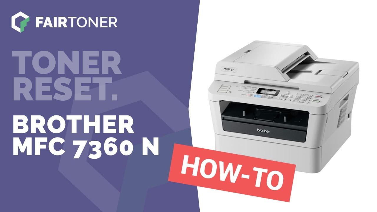 Anleitung: Brother MFC-7360 N Toner Reset ✅🛠