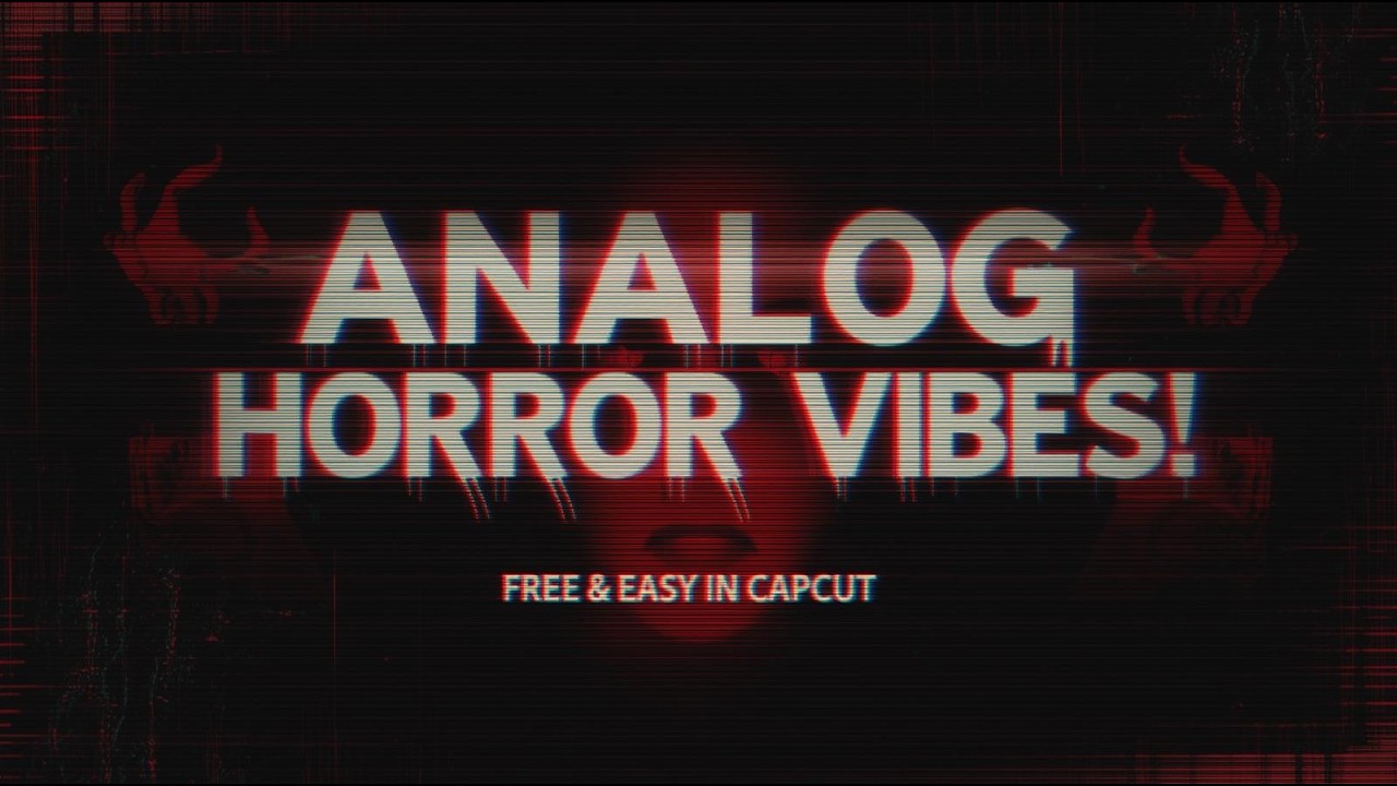 Create Analog Horror Vibes Instantly | FREE & Easy CapCut Tutorial ...