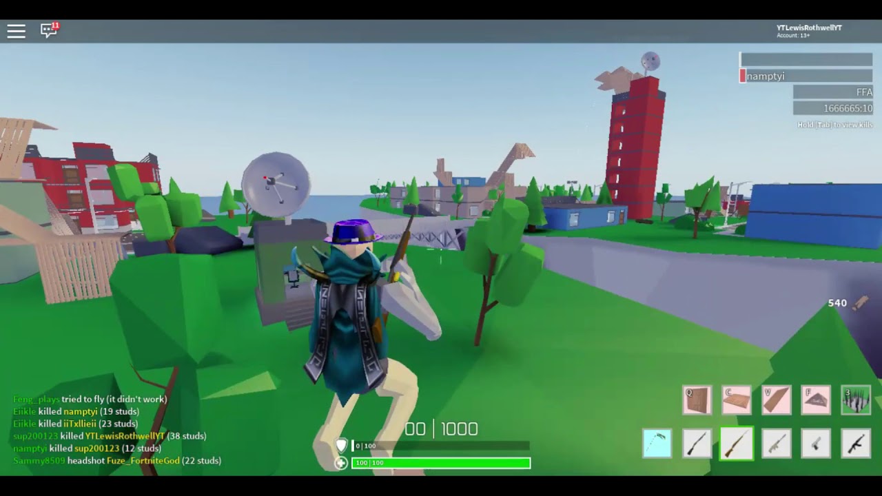 Stream Sniping A Youtuber Strucid Roblox Fortnite - playing strucid squads with youtubers roblox fortnite