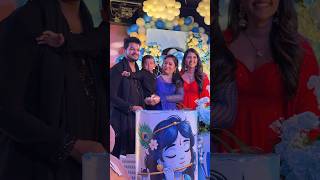 Sravanthi Chokarapu at Mukku Avinash son 1st birthday celebrations | Jabardasth Mukku Avinash Son