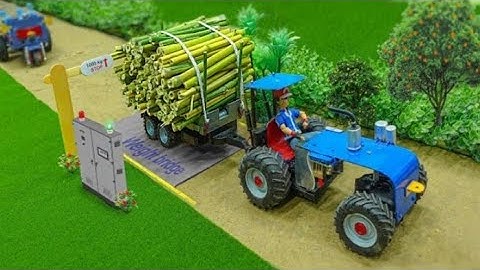 Diy tractor stuck in mud mini science project || Part-08 || Tractor Video || @shubbucreator