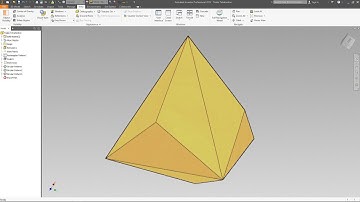Triakis Tetrahedron - Autodesk Inventor
