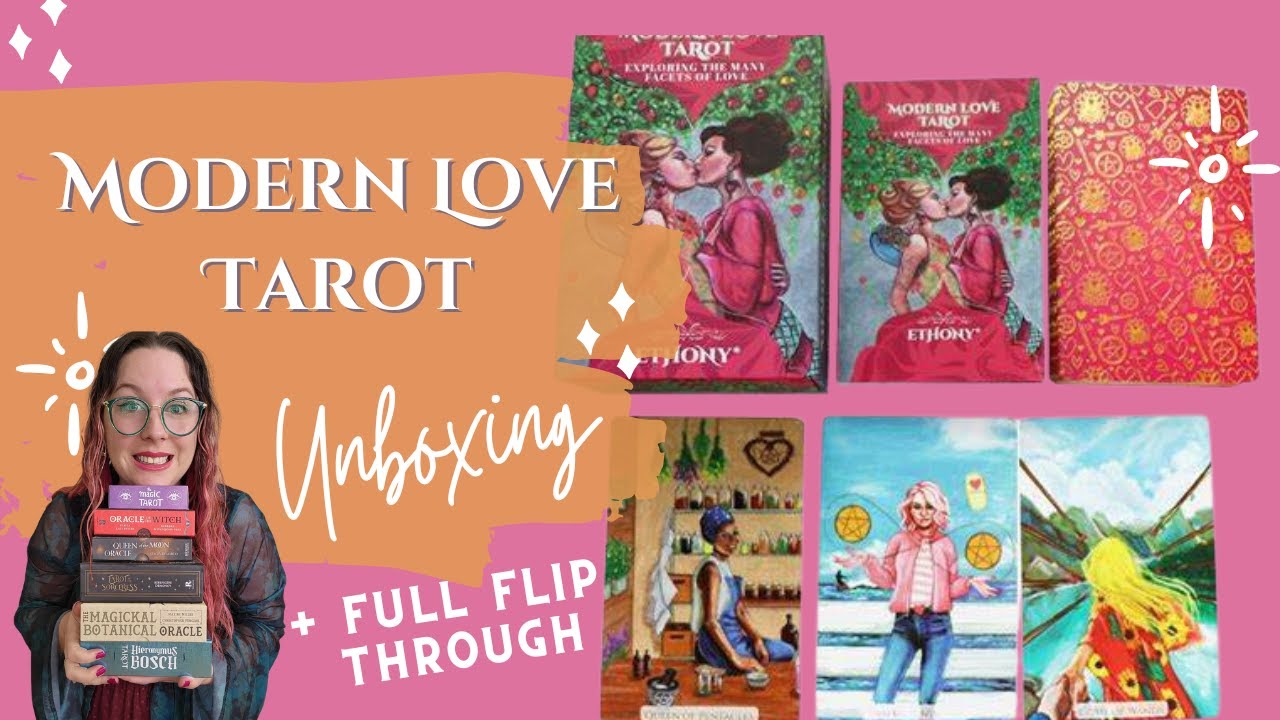 Unboxing The Modern Love Tarot by Ethony + Full flip through - YouTube