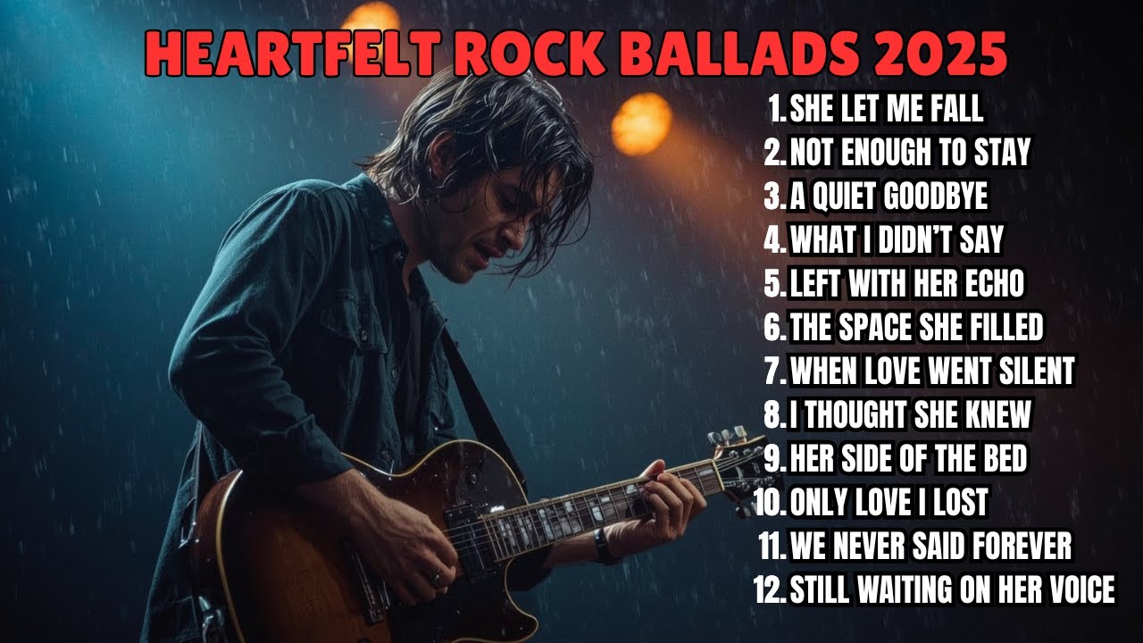 Slow Rock Ballads of Love & Regret 🎸 Deep Emotional Songs for Broken ...