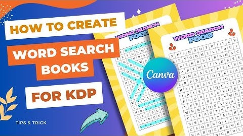 Create a FREE Word Search Book for KDP Using Canva On Your Phone | No PC