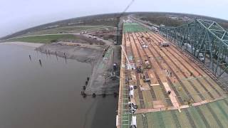 Bridge Deck Pour Fly Over with The DJI Phantom