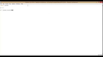 Python tutorial 13 - Random numbers
