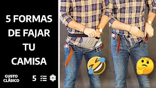 5 Métodos para fajar tu camisa ¿Cuál es el mejor?