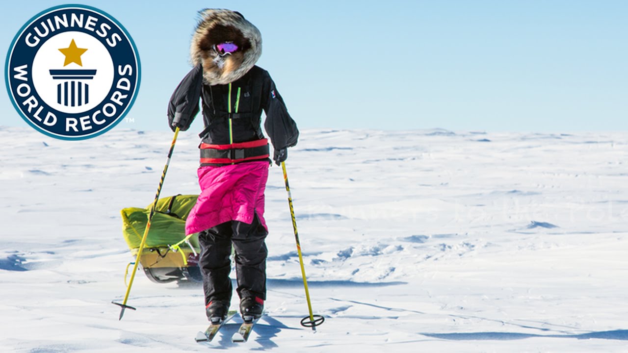 Longest assisted journey across Antarctica on skis (female) Guinness