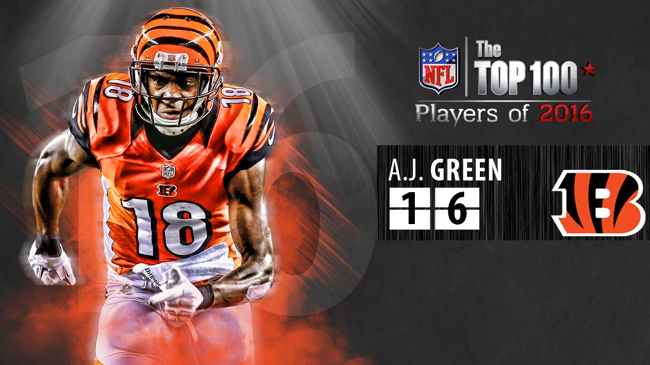 Ved daggry lommetørklæde grådig 16: A.J. Green (WR, Bengals) | Top 100 NFL Players of 2016 - YouTube