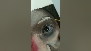 Drawing Salesman from Squid Game 🟥🟦 #shorts | #squidgame #youtubeshorts #drawing #art