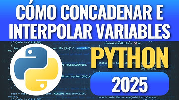 Cómo concadenar e interpolar variables en Python