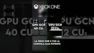 LA XBOX ONE X FUE LA CONSOLA MAS POTENTE #shorts #xbox #xboxone #ps4 #play4  #xboxonex #microsoft