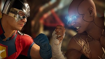 Mortal Kombat 1 - Peacemaker vs Geras | All Intro/Interaction Dialogues
