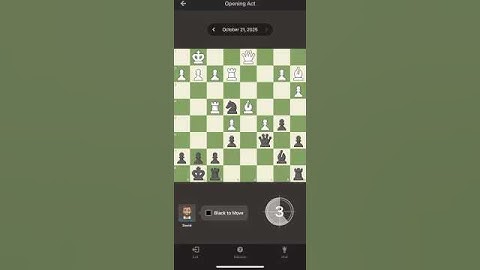 Daily Chess Puzzle No. 362 | Opening Act