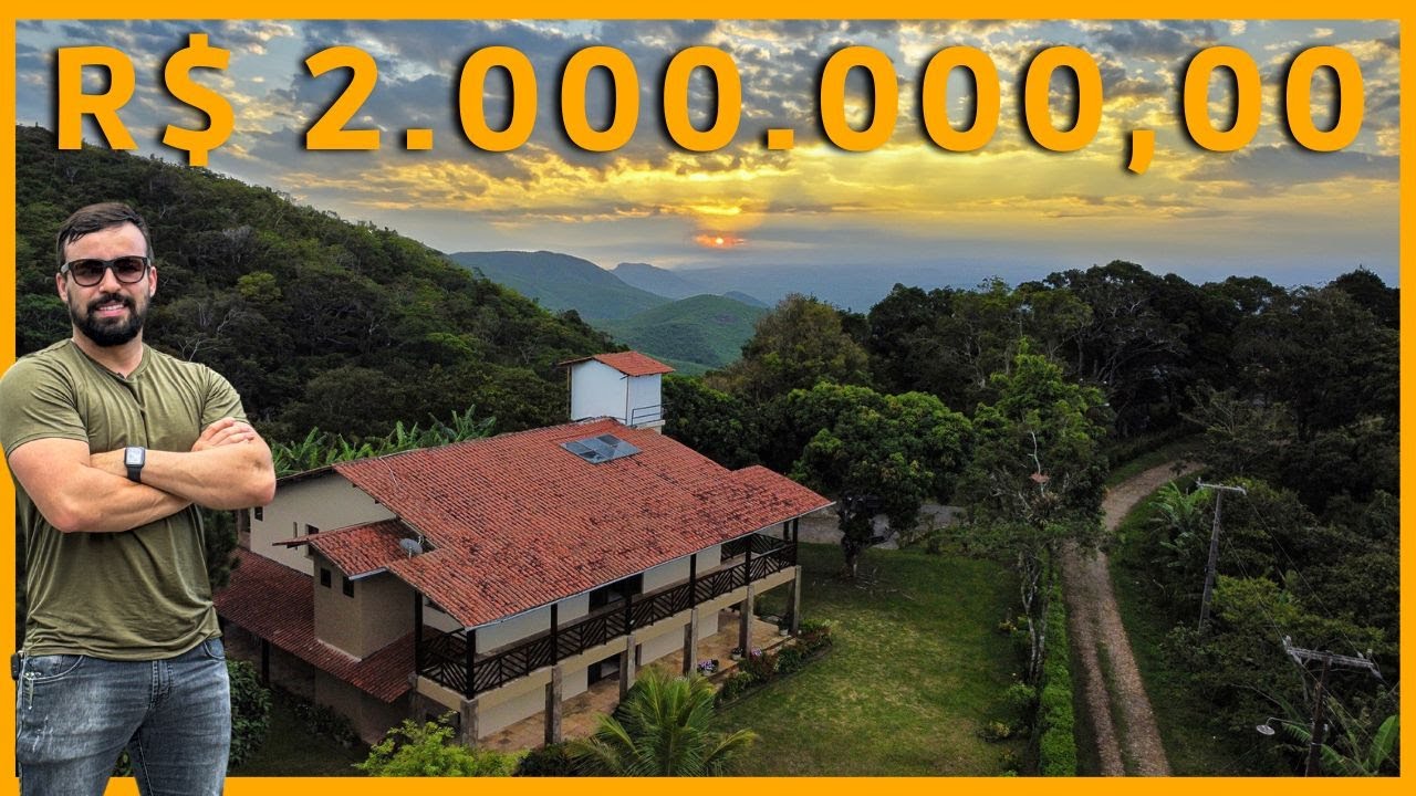 ESSA CASA TEM 14 SUÍTES, UM TERRENO DE 40 MIL METROS E MUITAS BELEZAS NATURAIS