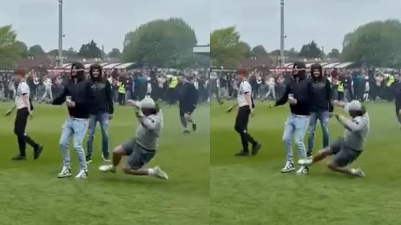 Tackle Of The Year!  Give him A Contract!