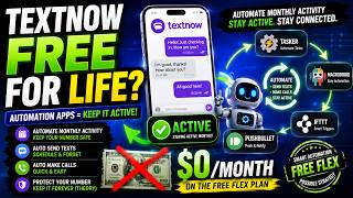 HOW TO KEEP TEXTNOW FREE FLEX PLAN FO FREE FOREVER 2026! TIPS TRICKS AND HACKS