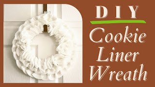 DIY Wreath with Cookie liners | DIY Easy and environment friendly home decor | Fun and easy crafts