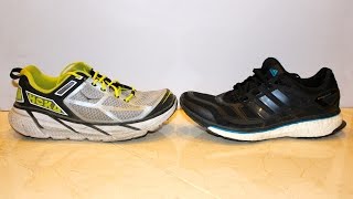 Hoka Clifton vs. adidas boost 