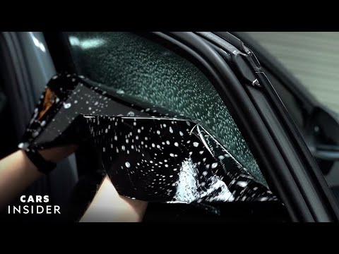 How Car Windows Are Tinted