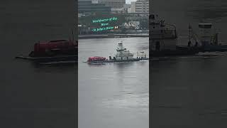 ✌🏼🫶🏻🙏🏼 #jacksonville #boat #stjohnsriver #tug #workhorse #maritime #power #guide #tow
