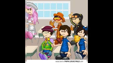 When you Showed up in school Once A month (Papa louie pals animation)