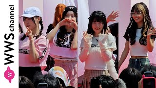 あみか(フォーエイト48)、ドマレコ・新居歩美、美人韓国姉妹・じゅんな・ゆうな、カジュアルな夏コーデでWEGOステージに登場！＜GAKUSEI RUNWAY(学生ランウェイ)＞