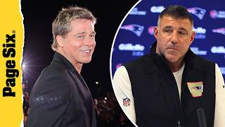 Brad Pitt's reason to start drinking again, Mike Vrabel asked about marriage counseling | Headlines