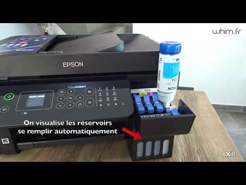 Vidéo: Comment recharger mon Epson EcoTank ?