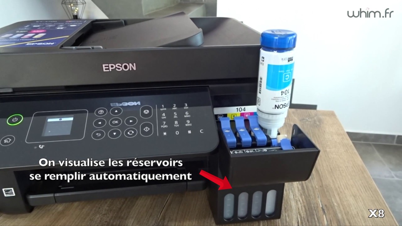 RadioCom - Sans cartouches d'encre, les imprimantes Epson peuvent imprimer  des milliers de pages avant que le réservoir ne soit épuisé grâce aux  cartouches d'encre EcoTank. Elles utilisent la technologie sans chaleur