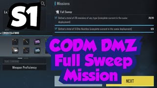 Famous CODM DMZ Full Sweep Mission Complete Profile