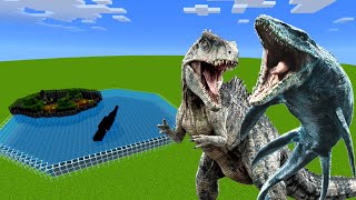 MCPE: How To Make a Giganotosaurus & Mosasaurus Farm